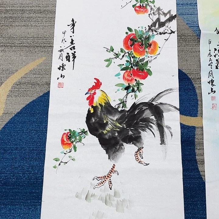 国画绘画作品孙怀山100.50三尺画芯