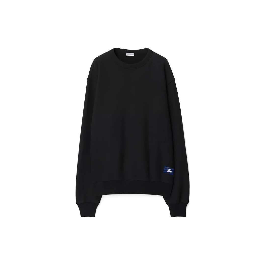 Burberry博柏利 纯色Logo徽标卫衣  黑色80820931