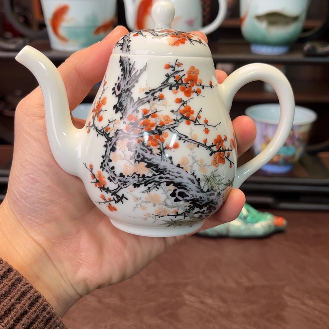 杯子陶景德镇陶东方陶瓷杯子壶盖碗