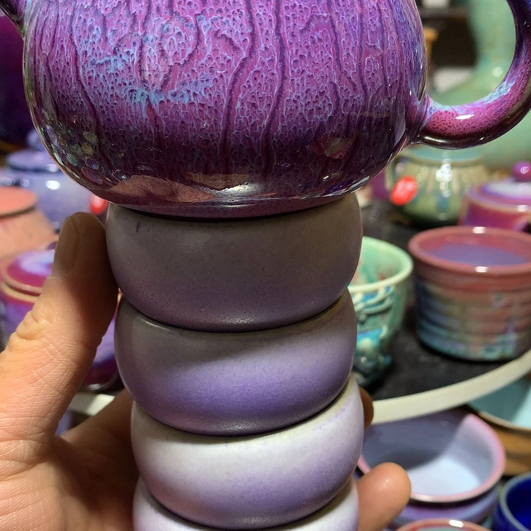 杯深***?纯手工一壶四杯