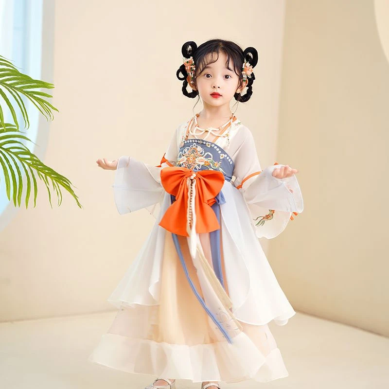 儿童汉服小苍兰没有蝴蝶结