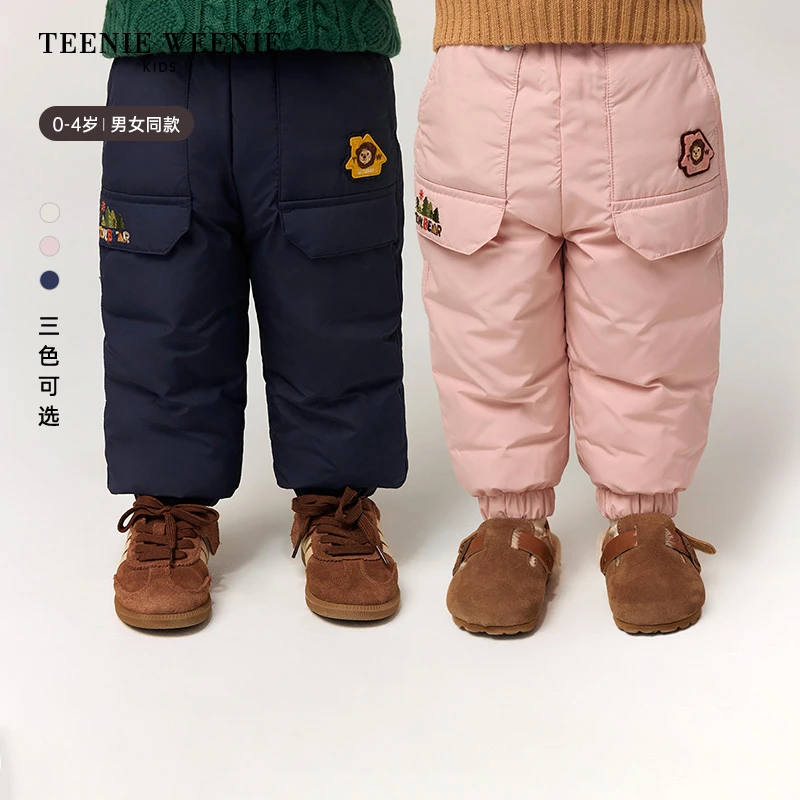 TeenieWeenieBaby小熊童装25年秋冬休闲三防羽绒裤T0TC258972I