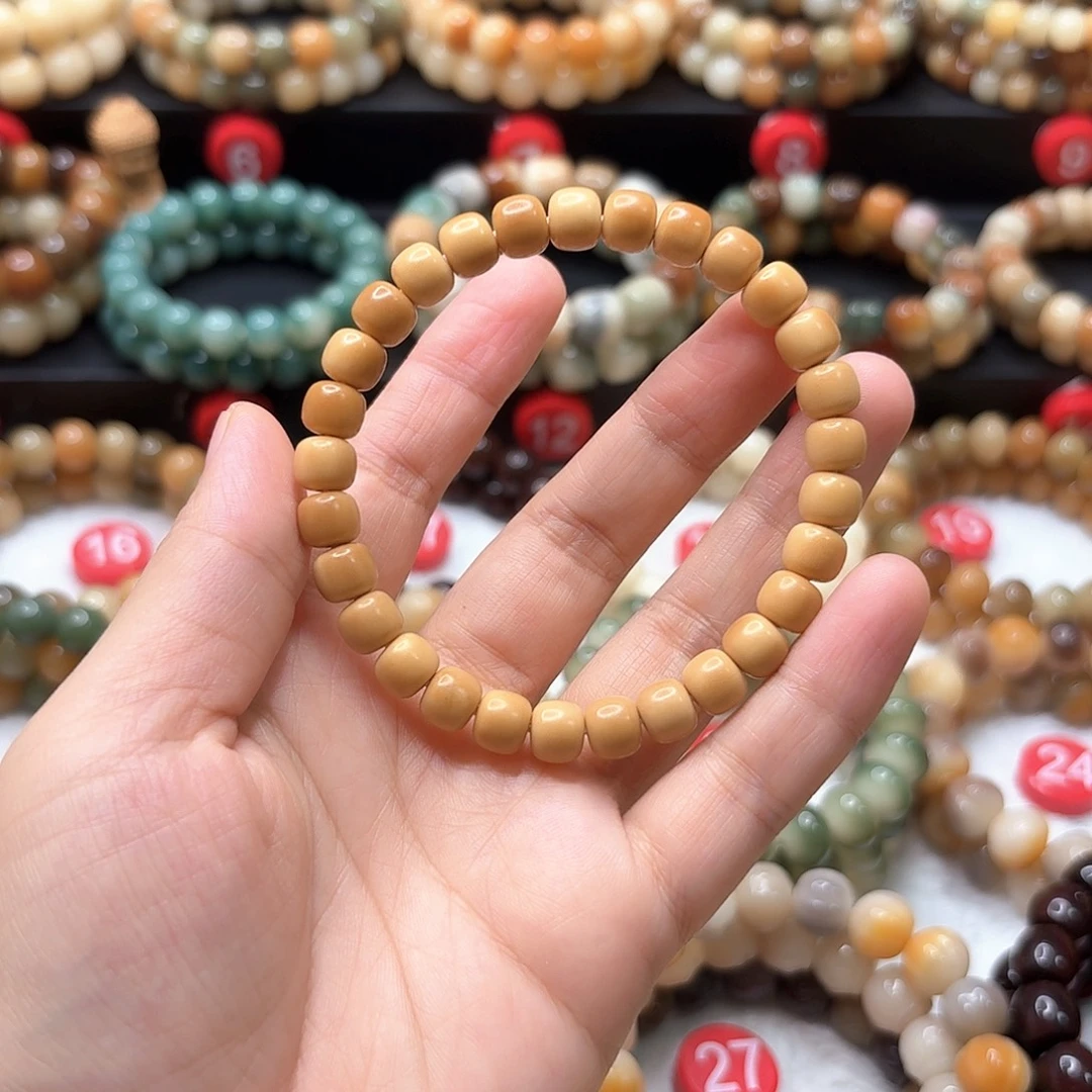 菩提根/象牙果手串白玉菩提