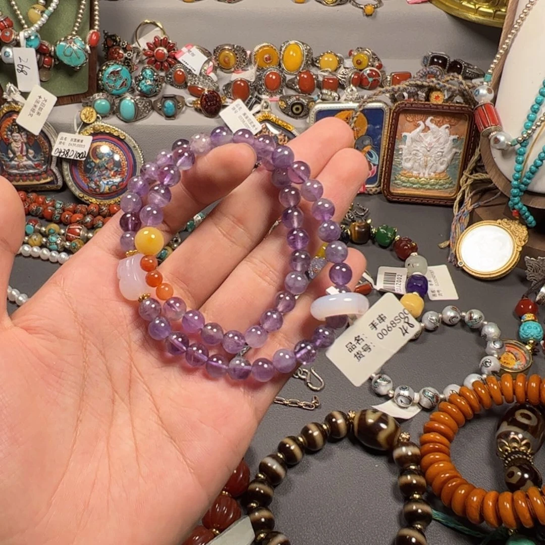 泥塑藏地密码饰品