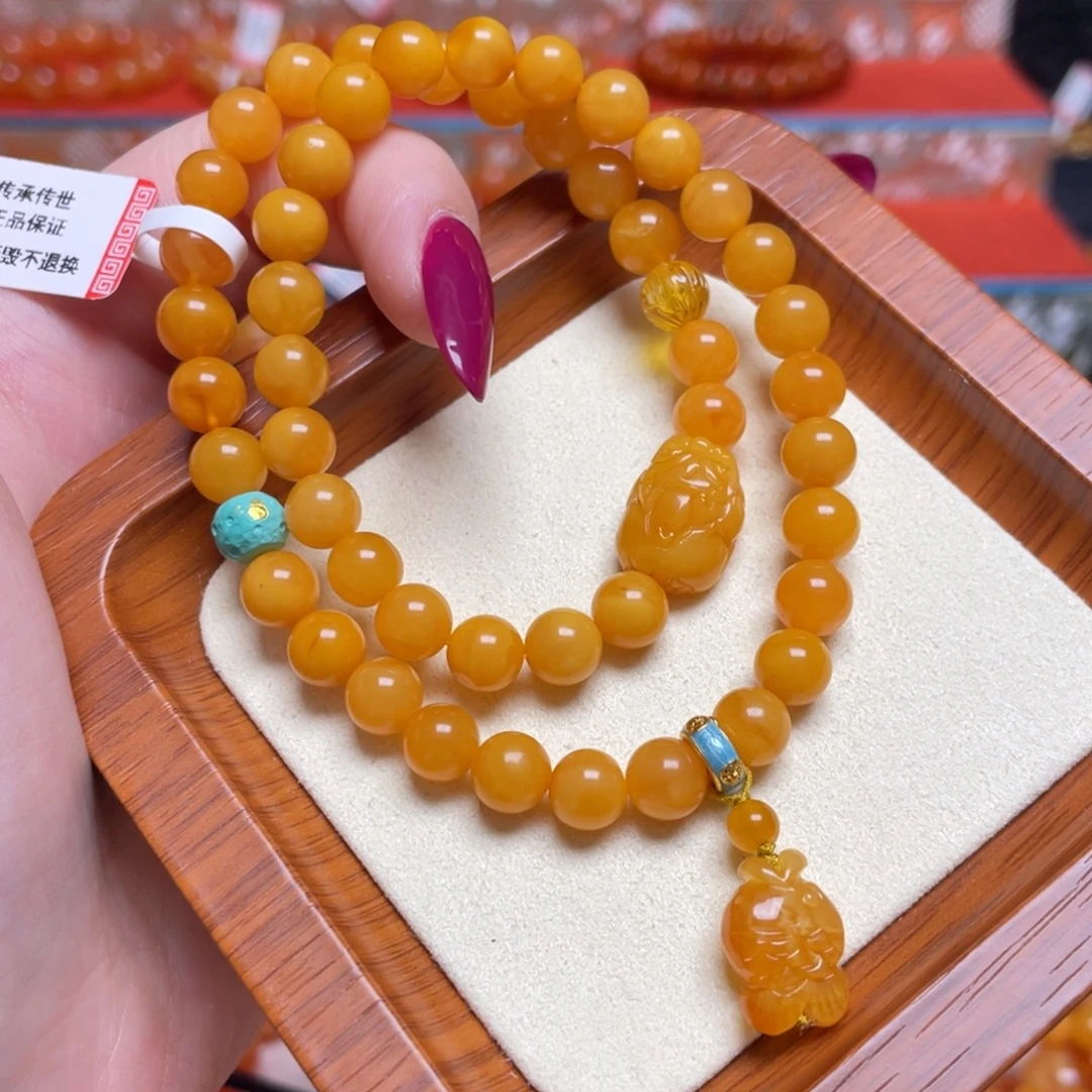手链蜜蜡未镶嵌手串