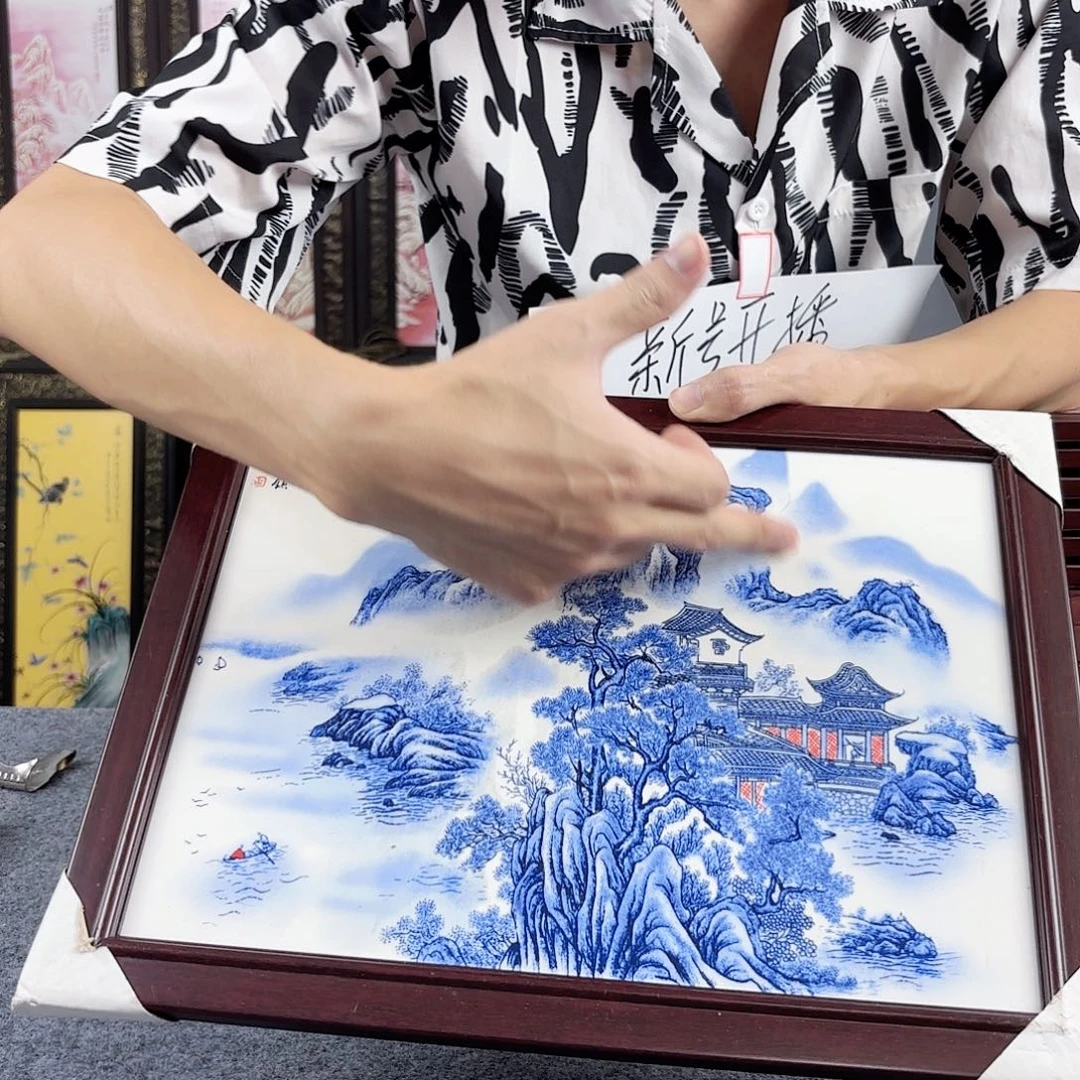 摆件景德镇陶瓷瓷板画