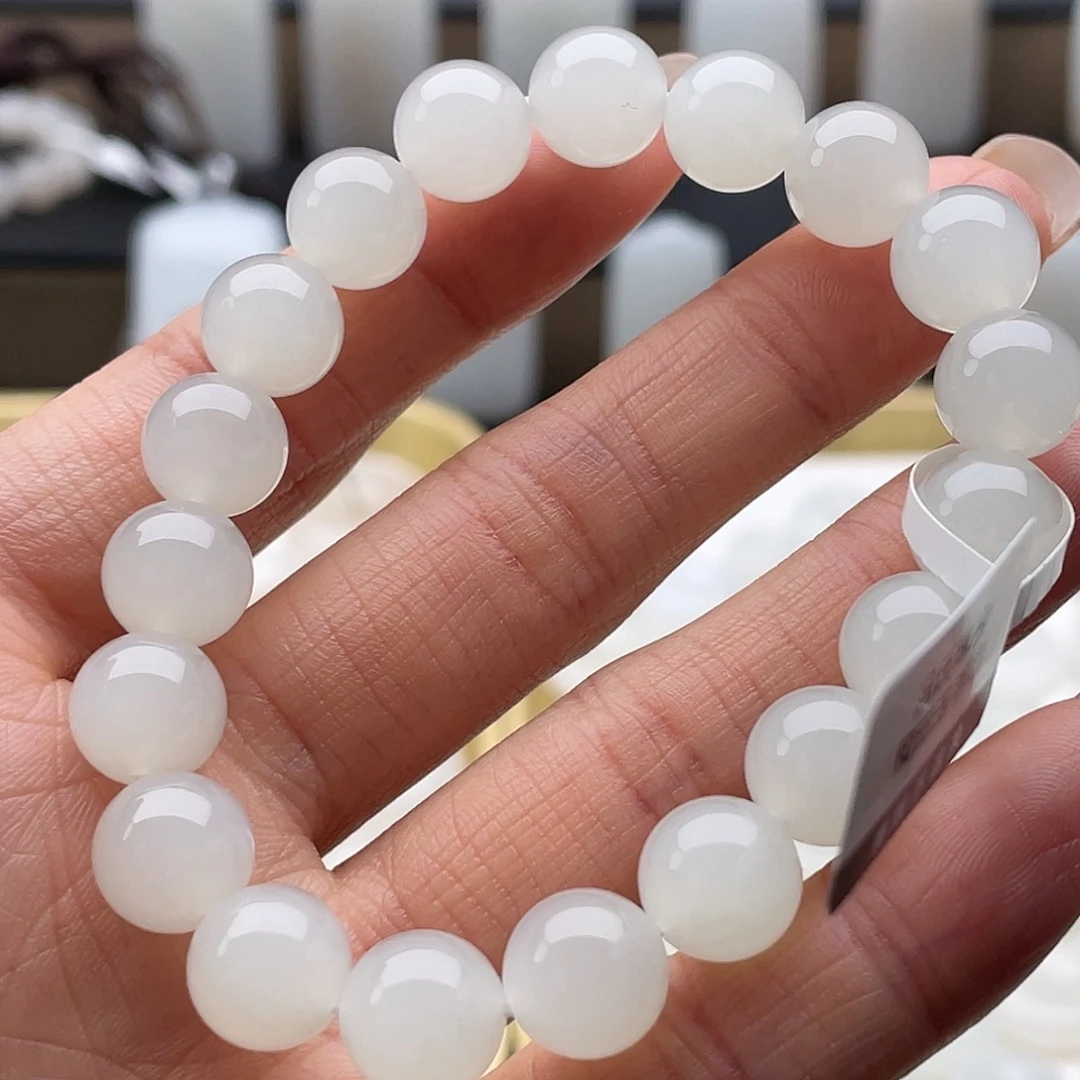 和田玉未镶嵌手串