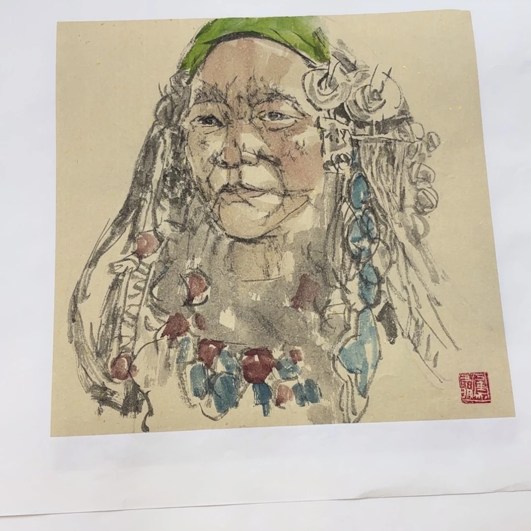 国画焦禄明老师作品刘