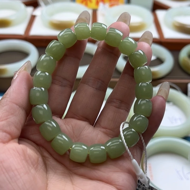 和田玉手串未镶嵌