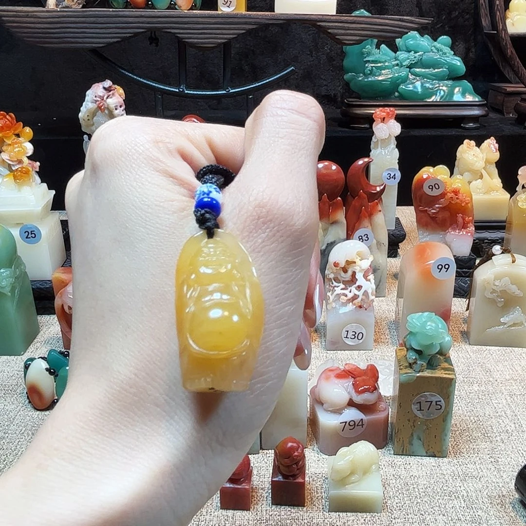 石材寿山石印章1