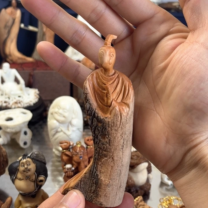 木木雕工艺无相摆件