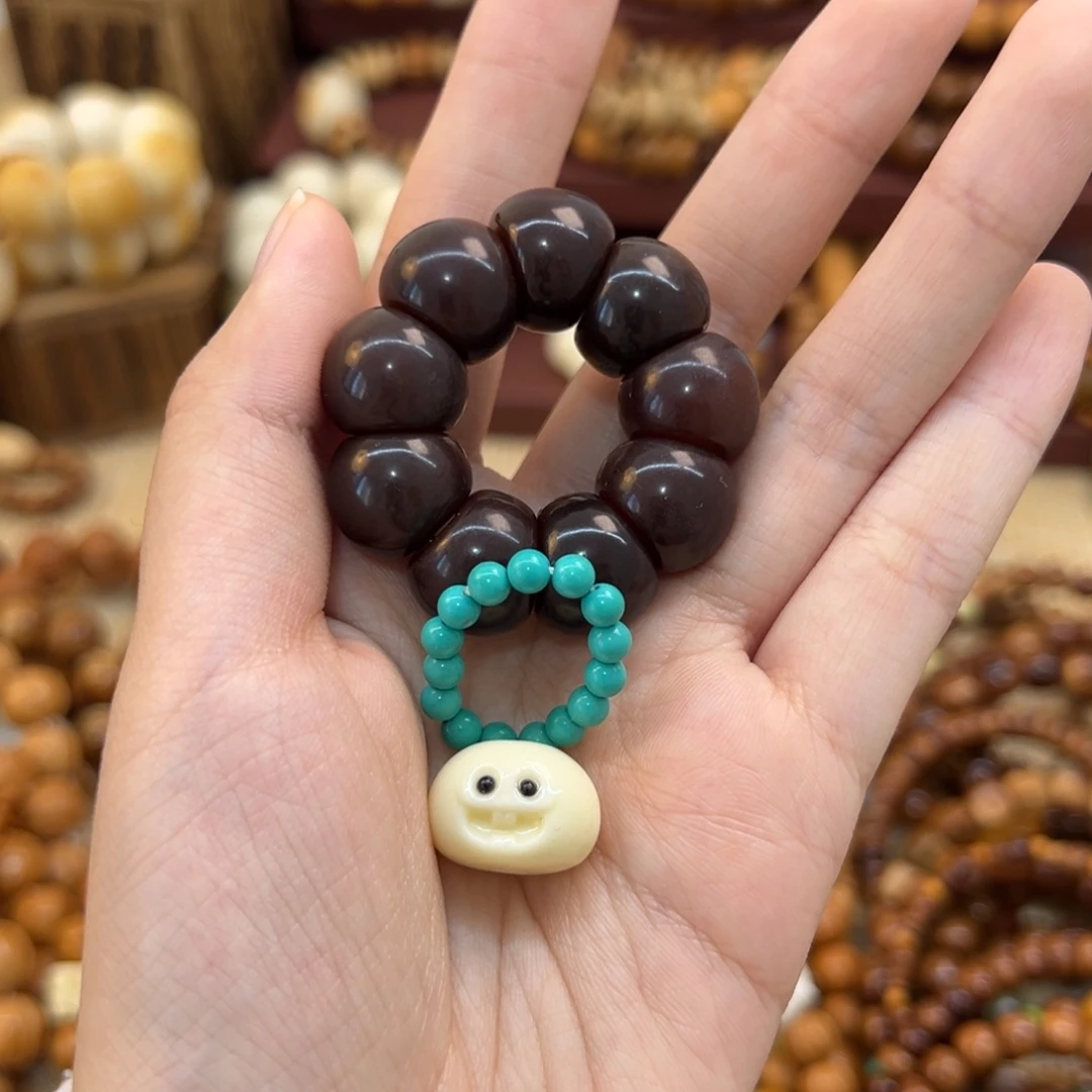 菩提根/象牙果把件太阳花手捻搭配馒头