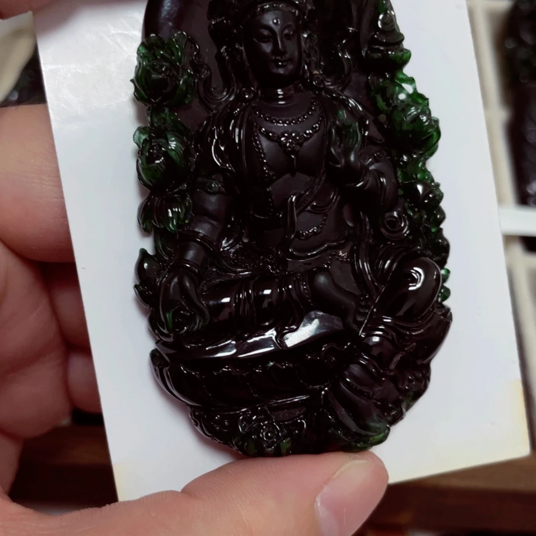 a***_颈饰未镶嵌翡翠先鉴后发一物一证
