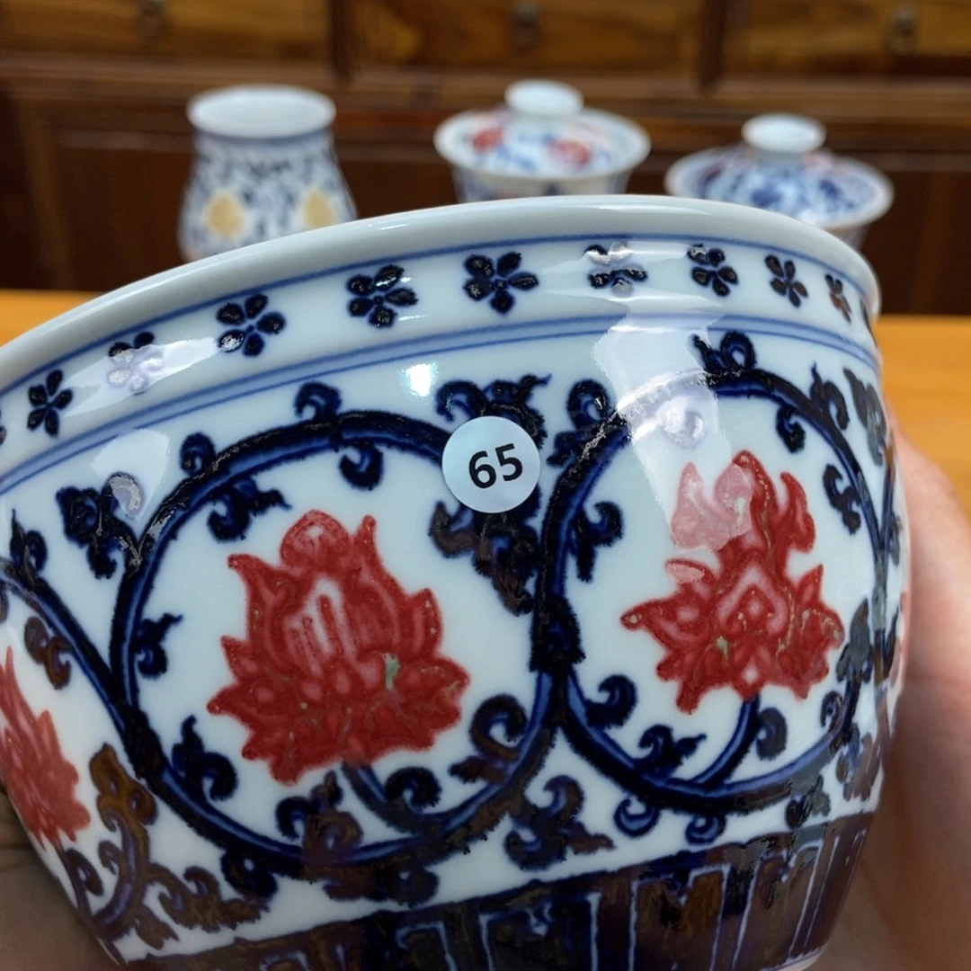 手绘现代茶具，非古董