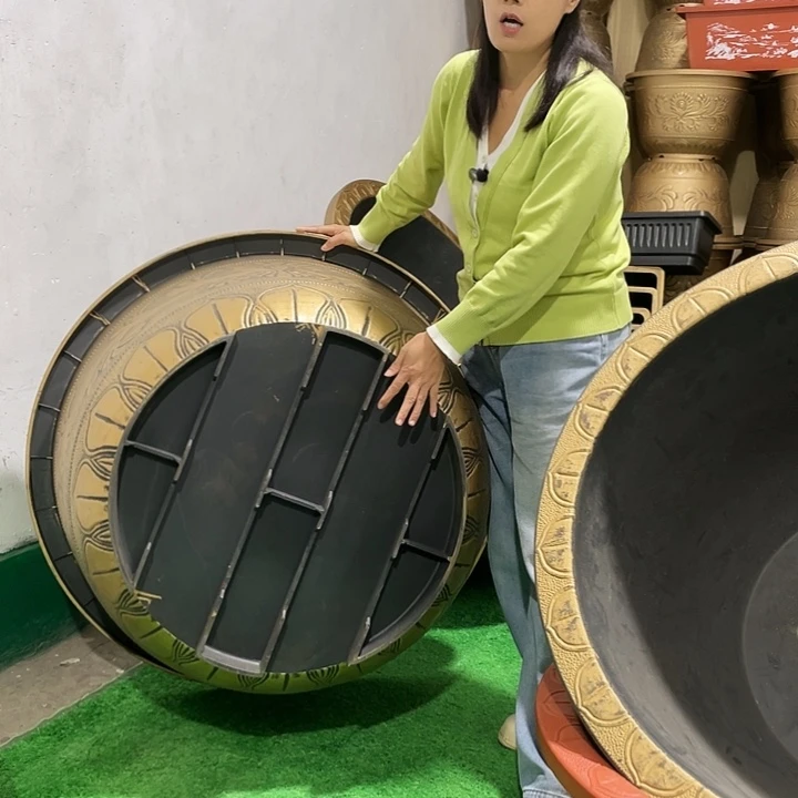精***国园盆古铜一米两个