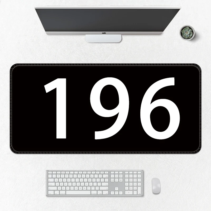 【196号】动漫游戏鼠标垫超大号办公电脑桌垫锁边加厚防滑亚布专属