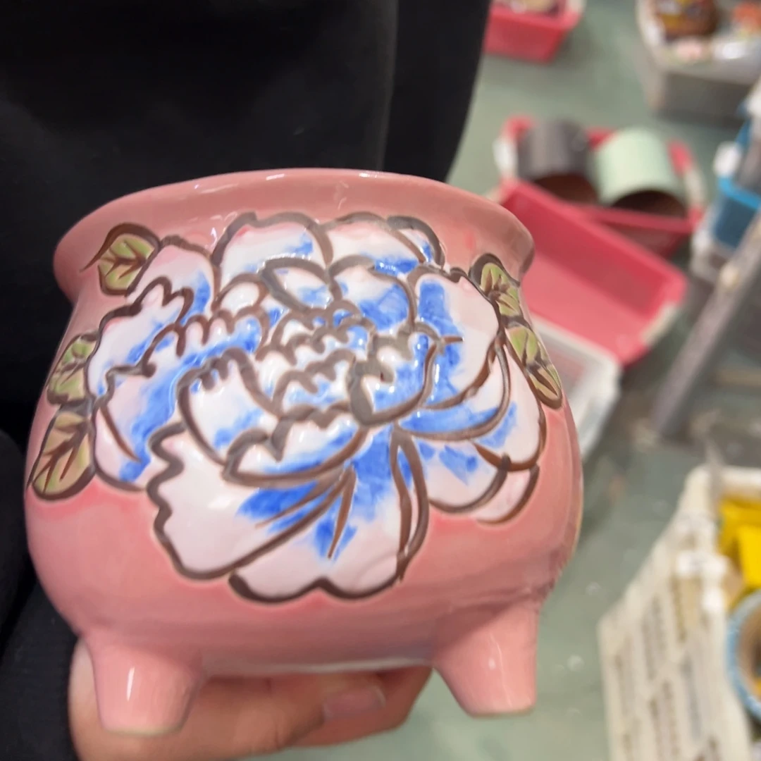 满20米秒退拉黑花盆