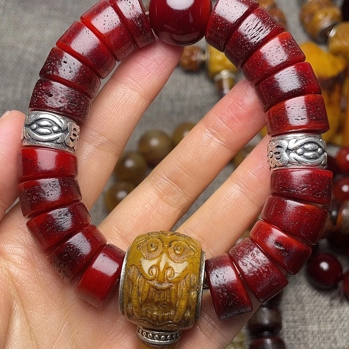 ༺***༻牛骨手串/手链牦牛骨