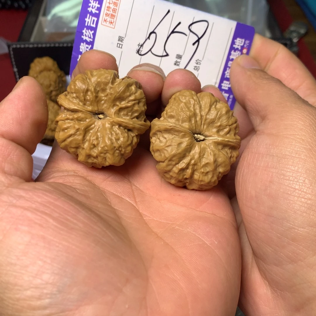 核桃把件尺寸40山地蛤蟆头大底