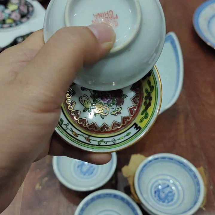 陶瓷景德镇碟子一对