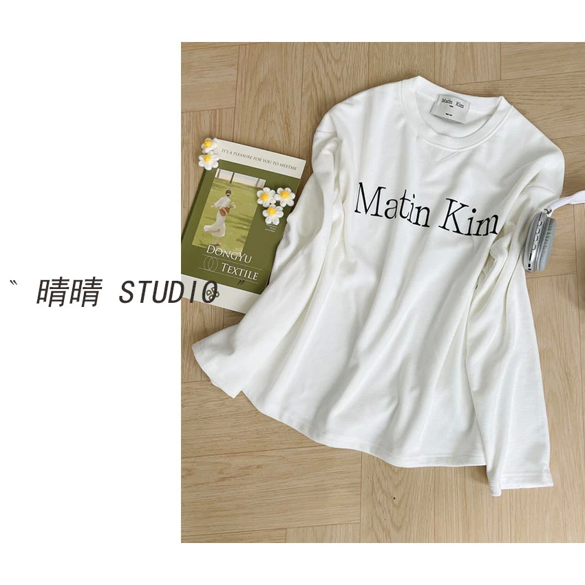 晴晴家-「粟粟奶咖」25年冬韩系简约百搭休闲日常风百搭上衣6829