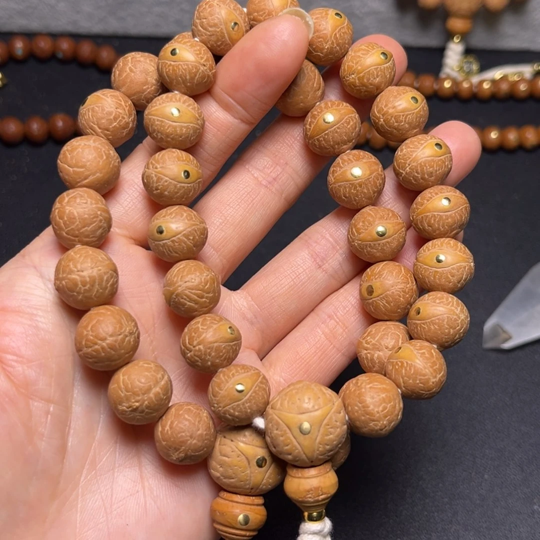 凤眼菩提吊坠小****天13.5mm精品铜钉27颗手榴弹持