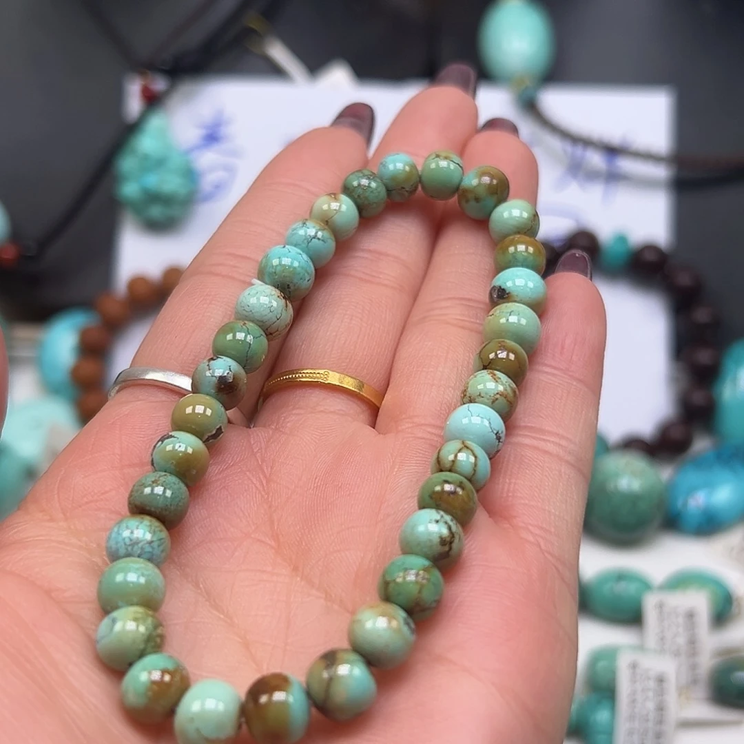 绿松石珠宝奇石未镶嵌