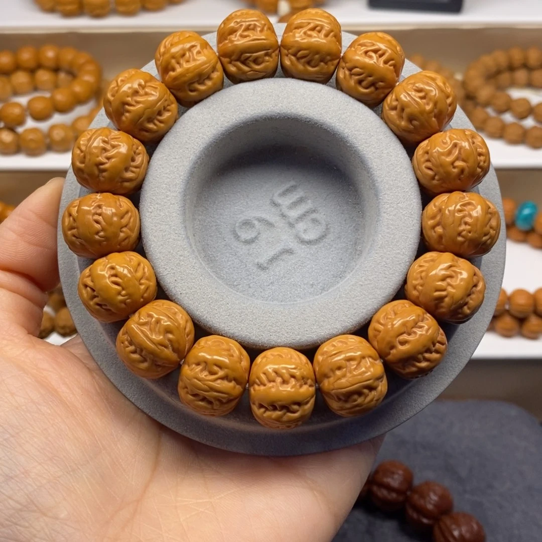 【闪购商品】猴头核桃手串矮壮粗筋八棱17