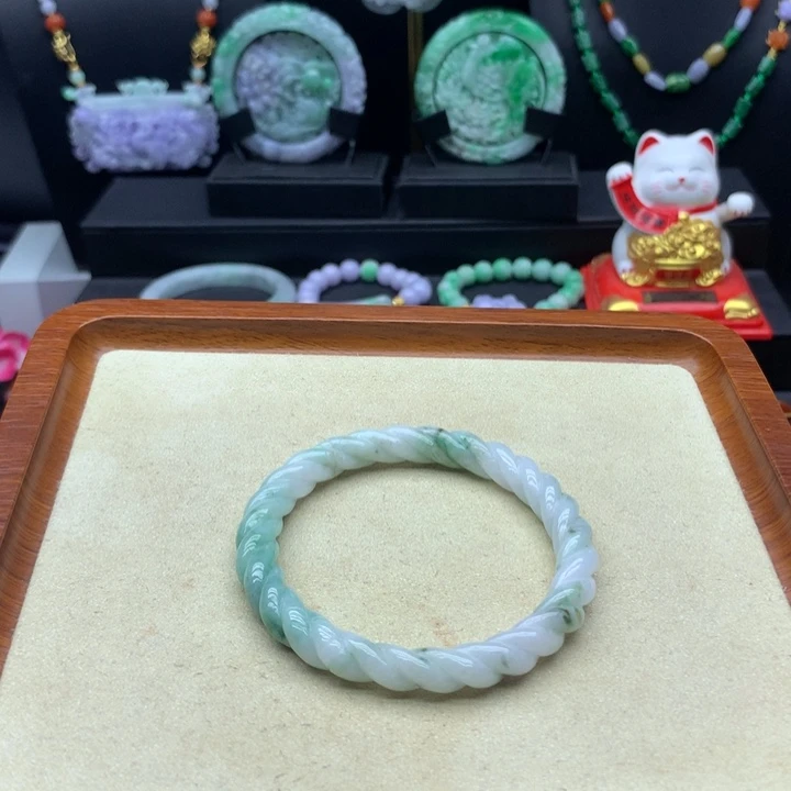 未镶嵌手镯翡翠翡翠手镯58.5