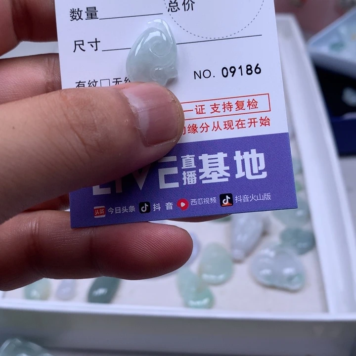 果***宝翡翠未镶嵌吊坠(不含链)