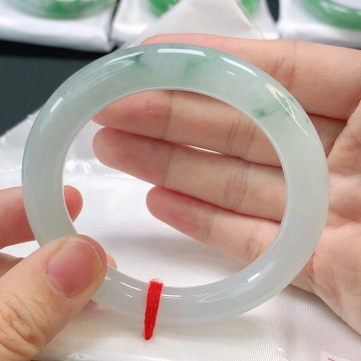 未镶嵌手镯翡翠缅甸圆54