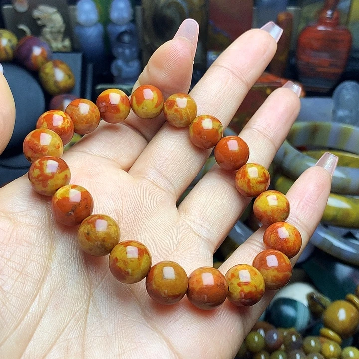 硅化玉未镶嵌手串