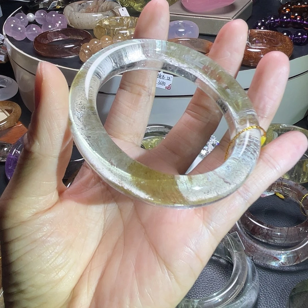水晶手镯未镶嵌手镯