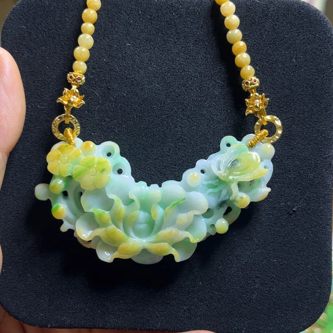 翡翠未镶嵌颈饰天然翡翠