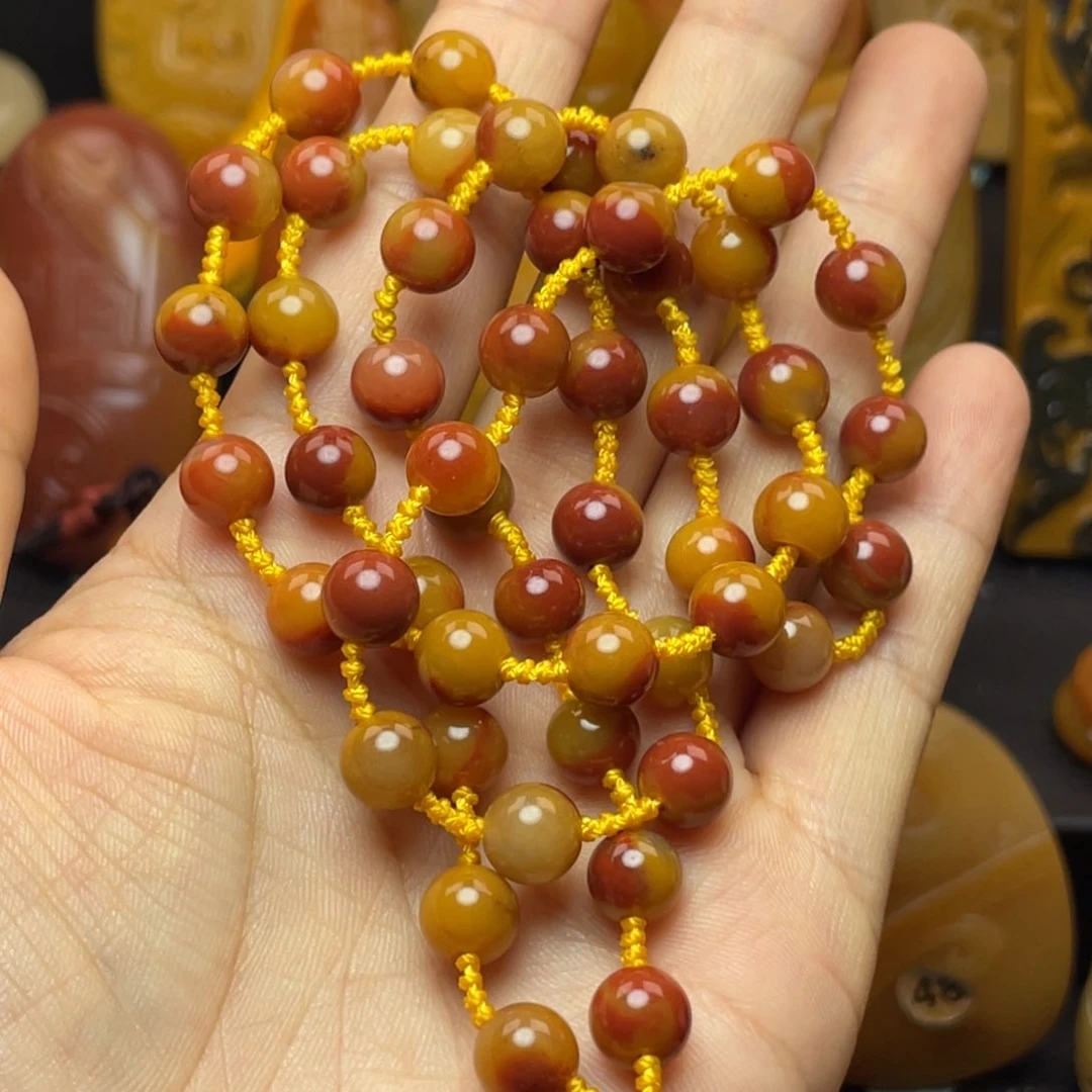 石英质玉挂链0.8未镶嵌好