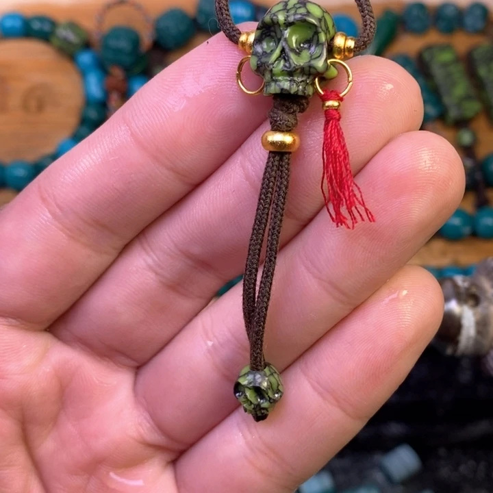 鑫***来颈饰琉璃网花三通一套