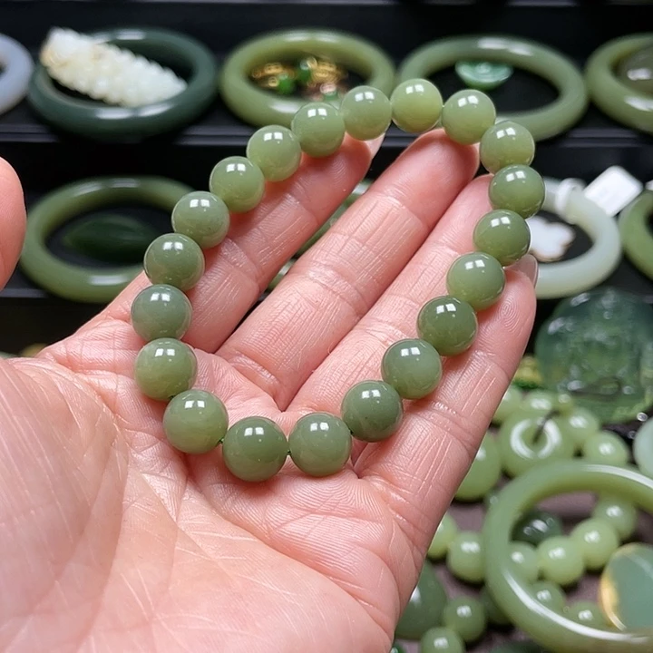 和田玉未镶嵌手链