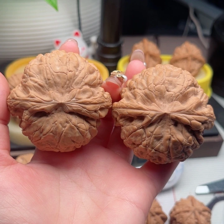 吊坠文玩核桃文玩核桃把件56球鼎