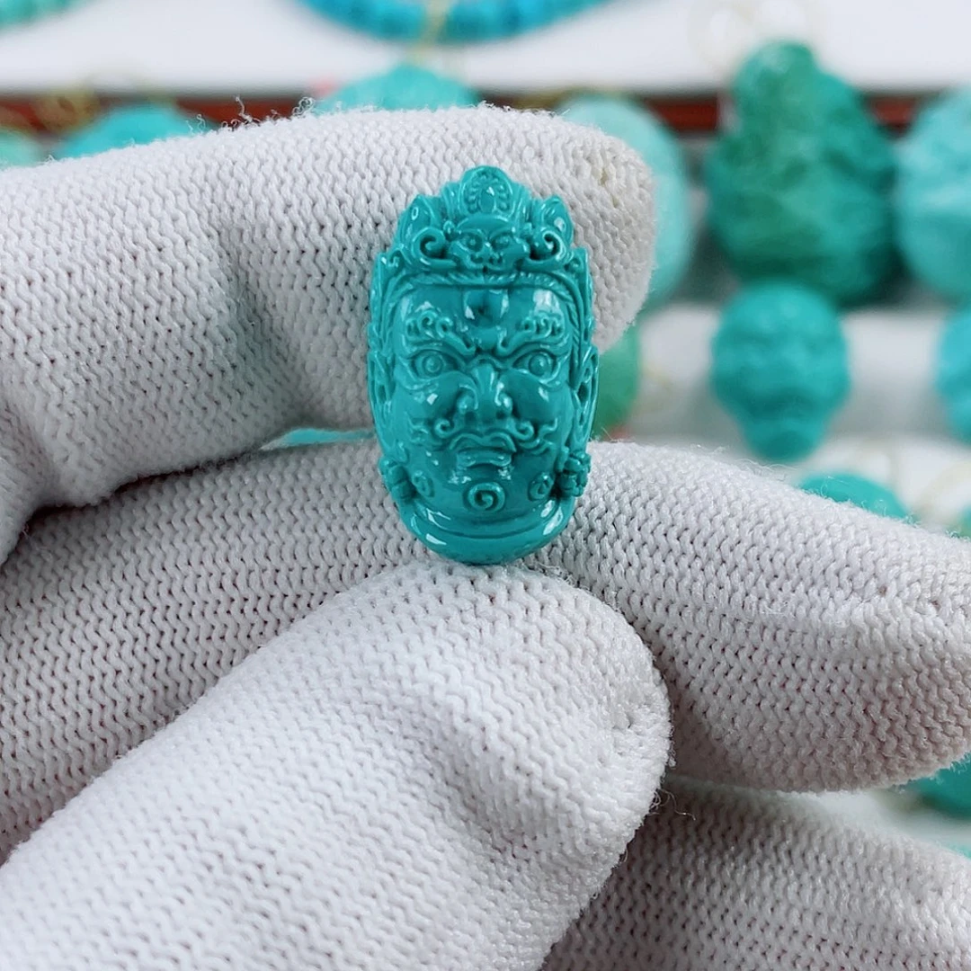 绿松石未镶嵌车挂