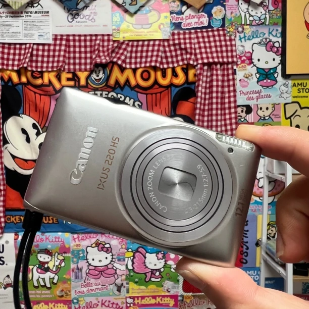 准新品 Canon/佳能 IXUS220HS银色 带原盒机皇出片氛围感冷白
