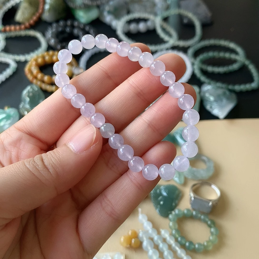 翡翠未镶嵌颈饰手串