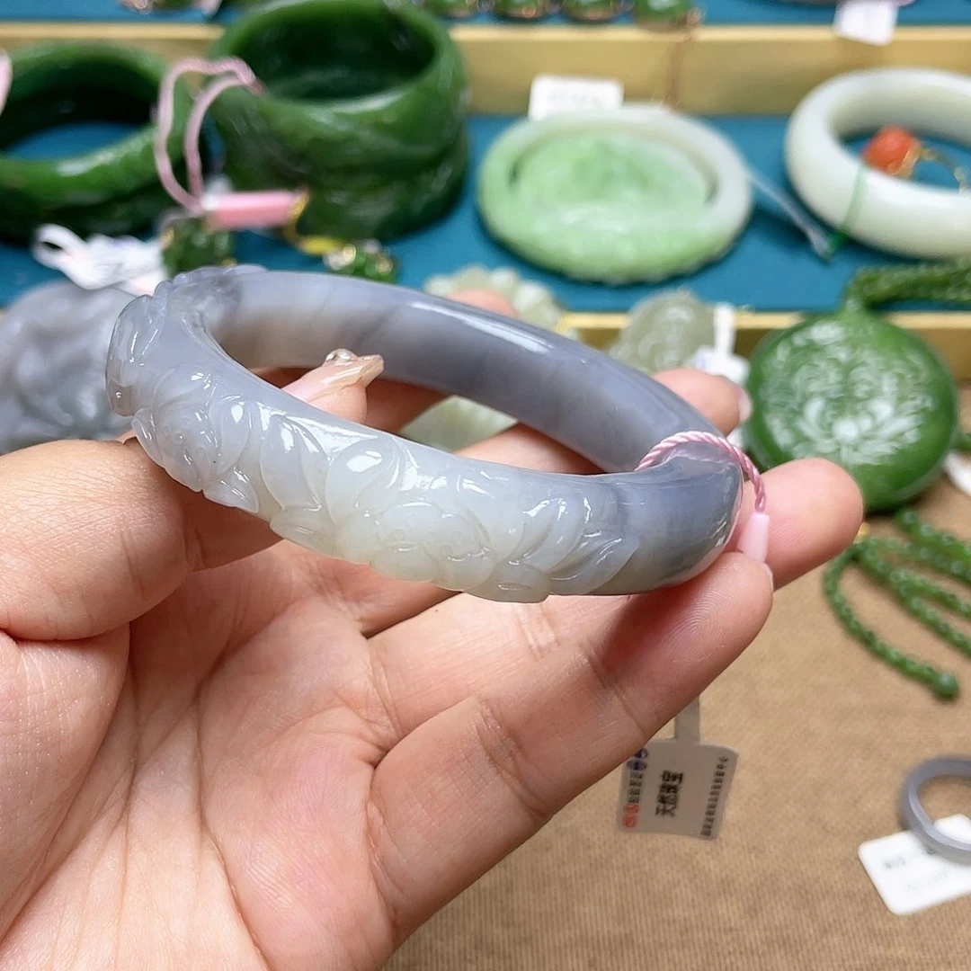 【闪购商品】和田玉手镯57圈口83未镶嵌