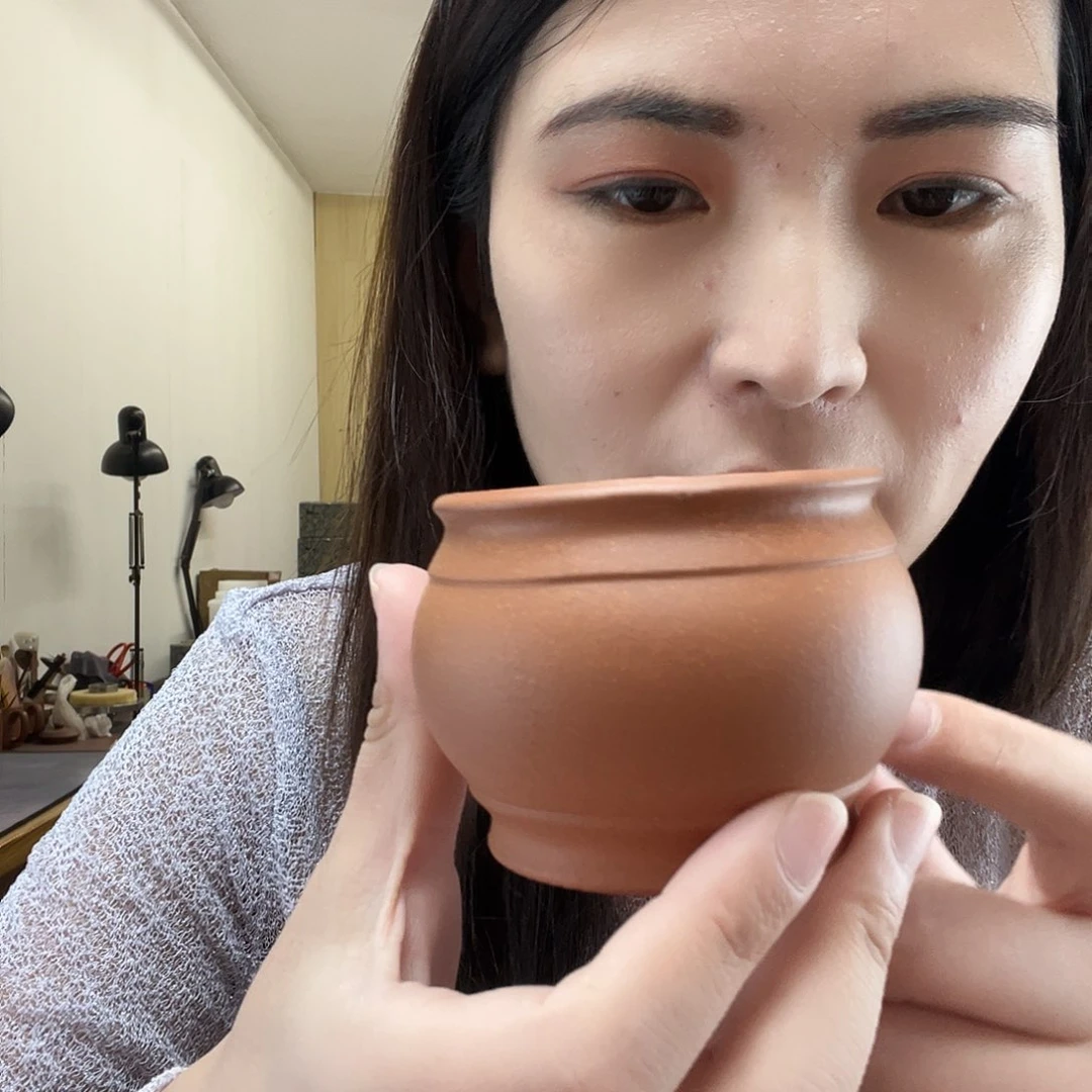 紫砂茶宠黄段主人杯