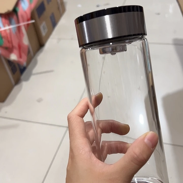 玻璃杯单层烫手玻璃杯7721盖子磨损