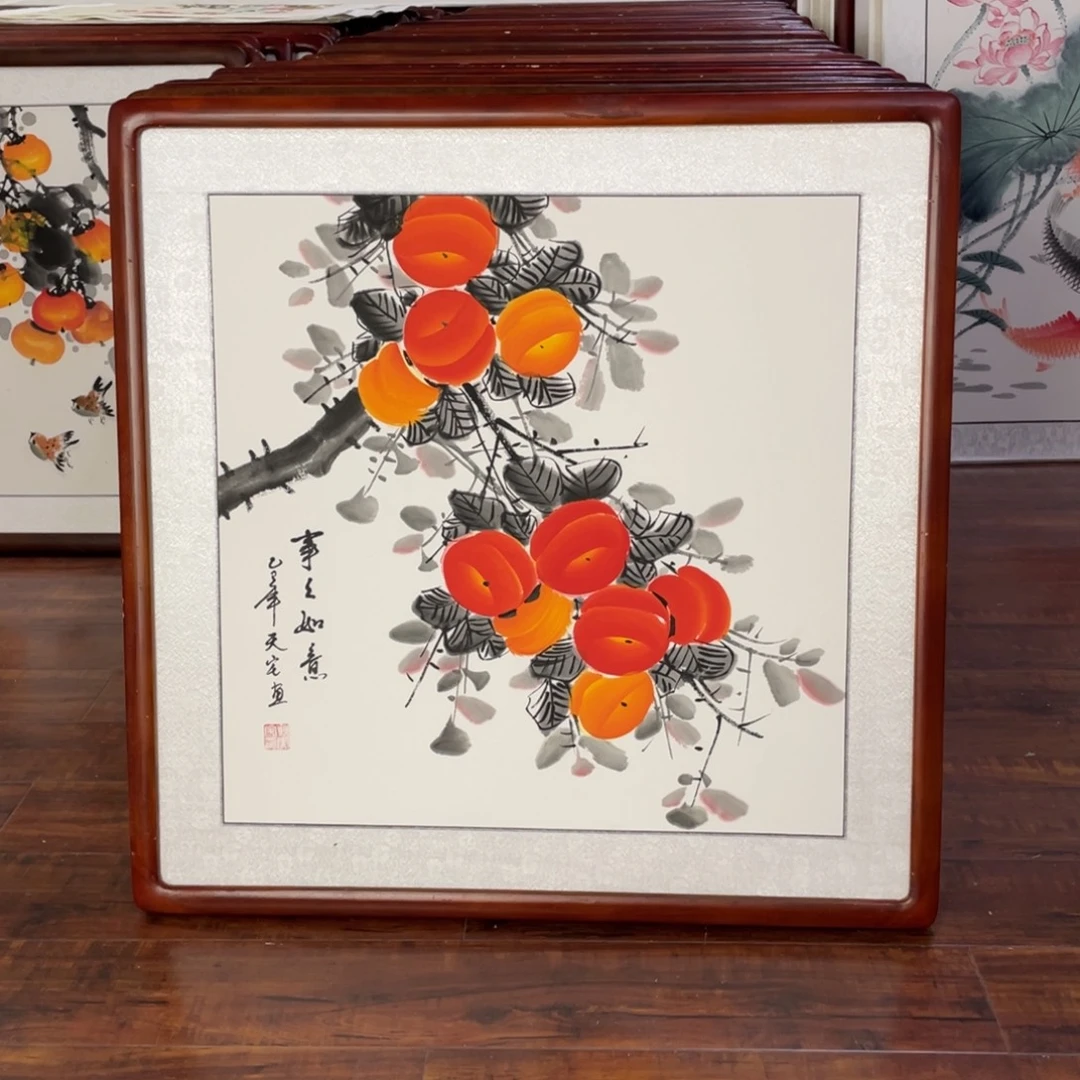 国画带框尺寸63*63厘米