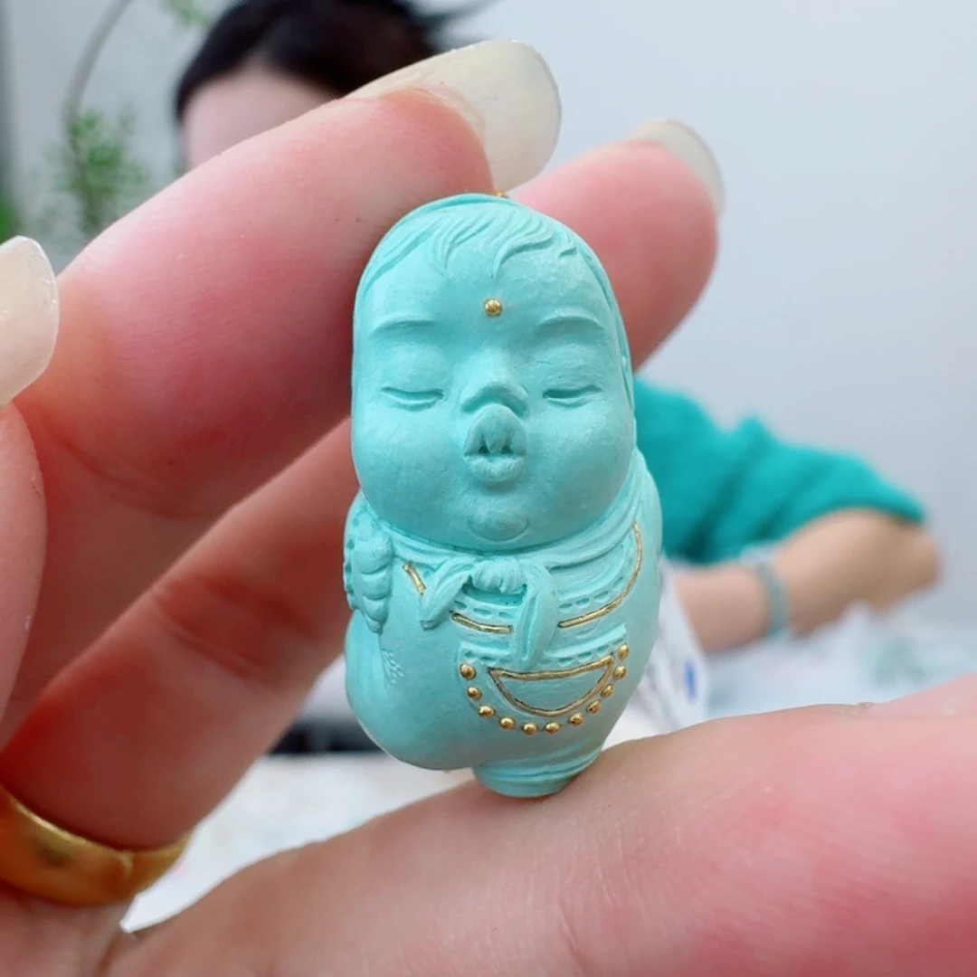 未镶嵌绿松石珠宝奇石