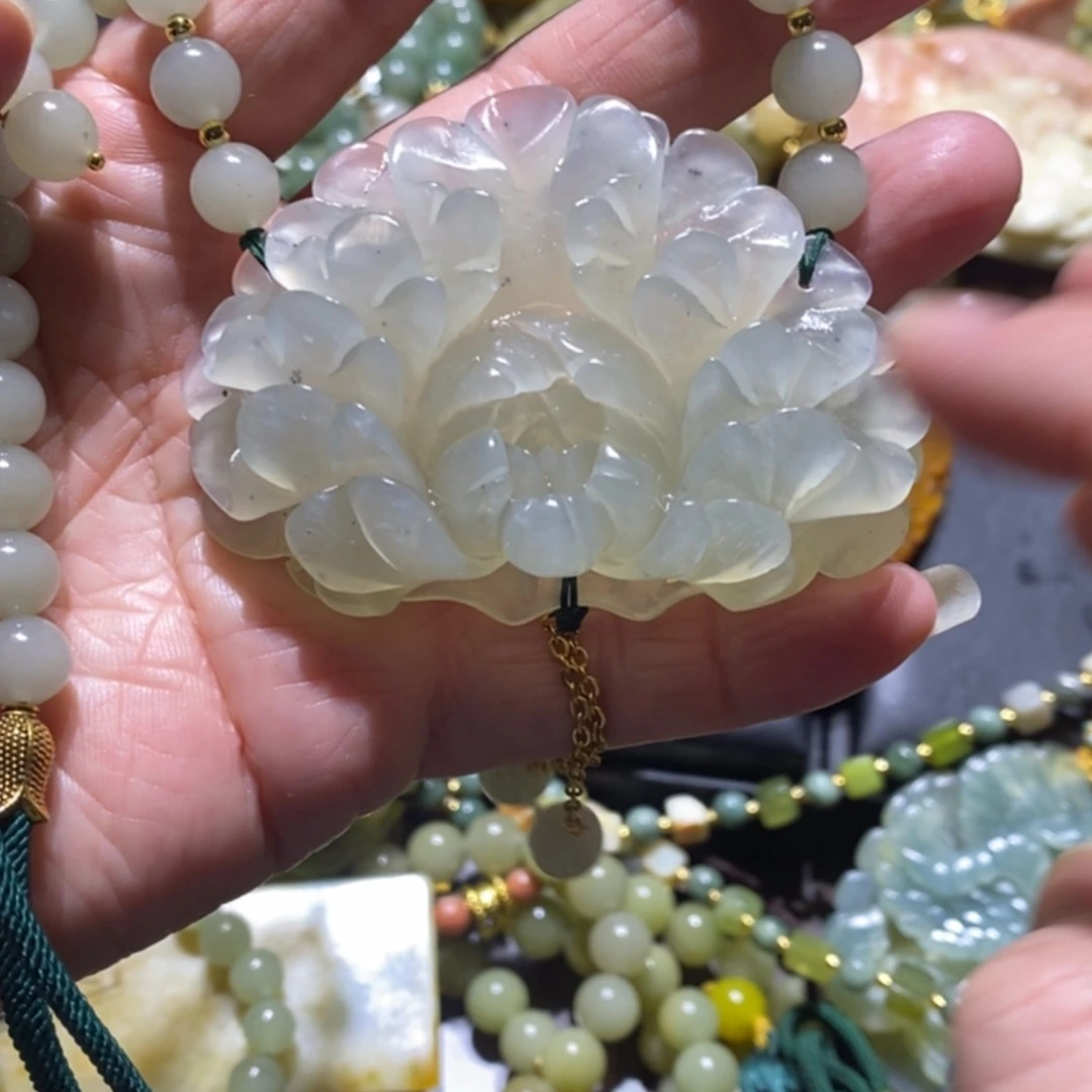 【闪购商品】岫玉毛衣链未镶嵌