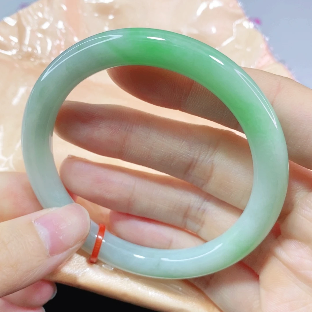 未镶嵌手镯翡翠55圆条