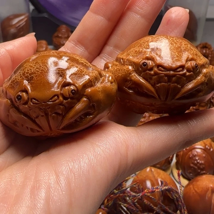 橄榄核手串/手链橄榄核大螃蟹