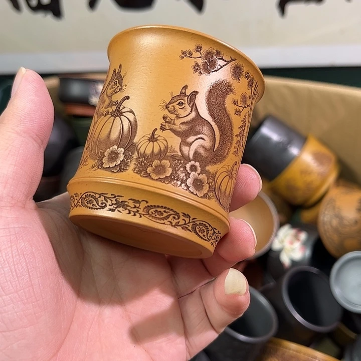 茶杯紫砂全手工紫砂主人杯
